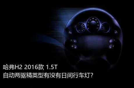 哈弗H2 2016款 1.5T 自动两驱精英型有没有日间行车灯？