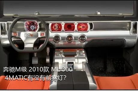 奔驰M级 2010款 ML 300 4MATIC有没有前雾灯？