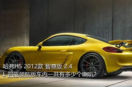 哈弗H5 2012款 智尊版 2.4L 四驱领航版车内一共有多少个喇叭？