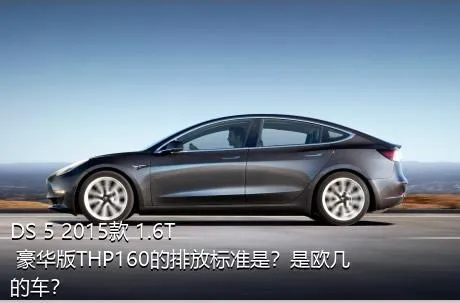 DS 5 2015款 1.6T 豪华版THP160的排放标准是？是欧几的车？