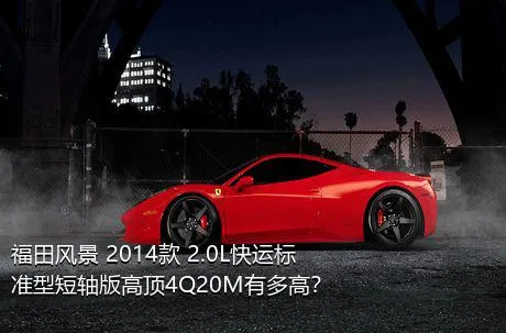 福田风景 2014款 2.0L快运标准型短轴版高顶4Q20M有多高？