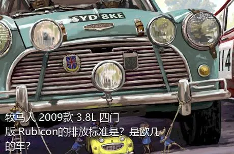 牧马人 2009款 3.8L 四门版 Rubicon的排放标准是？是欧几的车？