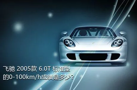 飞驰 2005款 6.0T 标准型的0-100km/h成绩是多少？