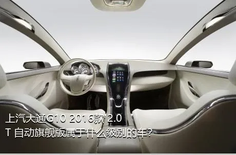 上汽大通G10 2016款 2.0T 自动旗舰版属于什么级别的车？