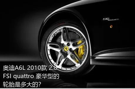 奥迪A6L 2010款 2.8 FSI quattro 豪华型的轮胎是多大的？