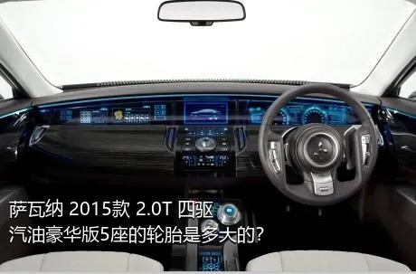 萨瓦纳 2015款 2.0T 四驱汽油豪华版5座的轮胎是多大的？