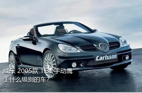 威乐 2005款 1.3L 手动属于什么级别的车？