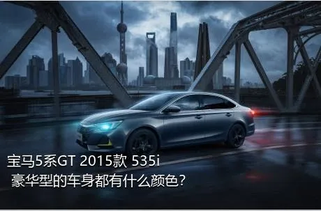 宝马5系GT 2015款 535i 豪华型的车身都有什么颜色？