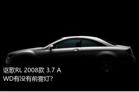 讴歌RL 2008款 3.7 AWD有没有前雾灯？