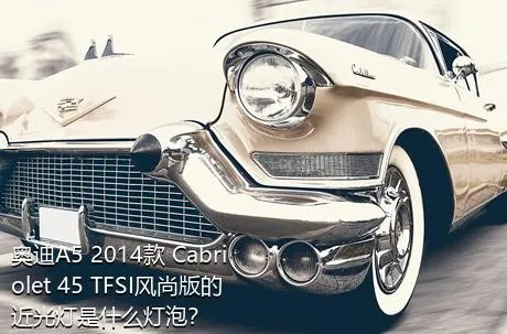 奥迪A5 2014款 Cabriolet 45 TFSI风尚版的近光灯是什么灯泡？