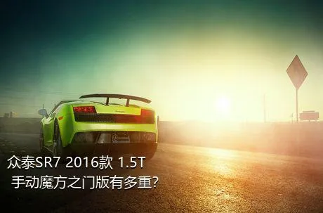 众泰SR7 2016款 1.5T 手动魔方之门版有多重？