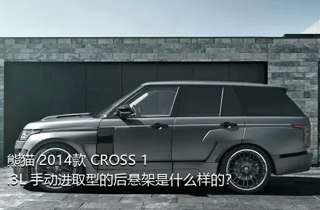 熊猫 2014款 CROSS 1.3L 手动进取型的后悬架是什么样的？