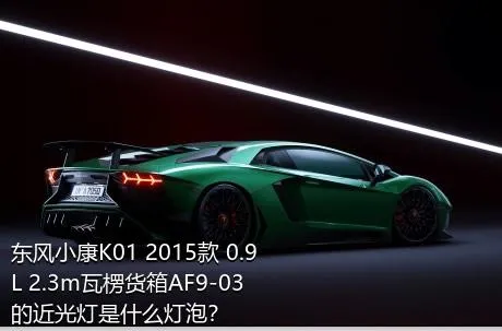 东风小康K01 2015款 0.9L 2.3m瓦楞货箱AF9-03的近光灯是什么灯泡？