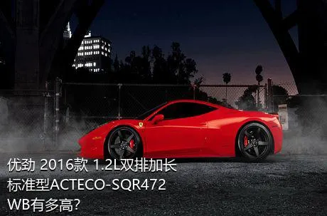 优劲 2016款 1.2L双排加长 标准型ACTECO-SQR472WB有多高？