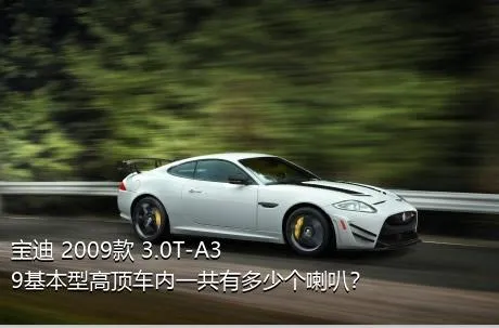 宝迪 2009款 3.0T-A39基本型高顶车内一共有多少个喇叭？