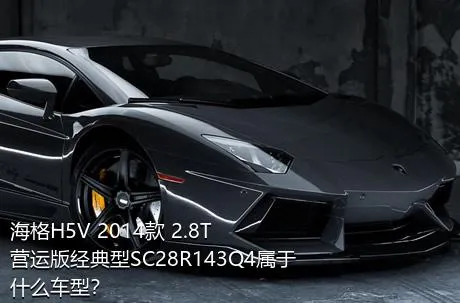 海格H5V 2014款 2.8T营运版经典型SC28R143Q4属于什么车型？