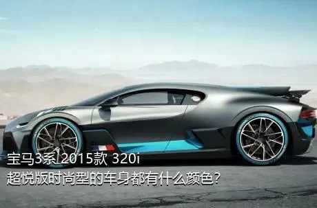 宝马3系 2015款 320i 超悦版时尚型的车身都有什么颜色？