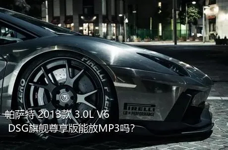 帕萨特 2013款 3.0L V6 DSG旗舰尊享版能放MP3吗？