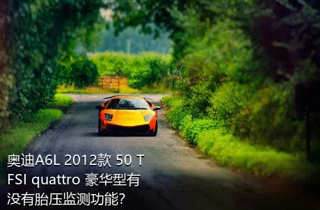 奥迪A6L 2012款 50 TFSI quattro 豪华型有没有胎压监测功能？