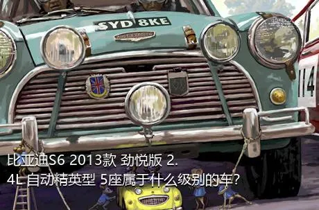 比亚迪S6 2013款 劲悦版 2.4L 自动精英型 5座属于什么级别的车？