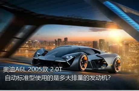 奥迪A6L 2005款 2.0T 自动标准型使用的是多大排量的发动机？