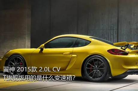 翼神 2015款 2.0L CVT旗舰版用的是什么变速箱？