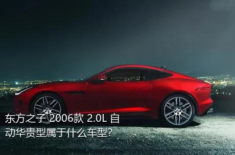 东方之子 2006款 2.0L 自动华贵型属于什么车型？