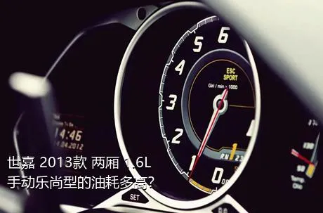 世嘉 2013款 两厢 1.6L 手动乐尚型的油耗多高？