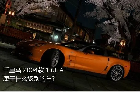 千里马 2004款 1.6L AT属于什么级别的车？