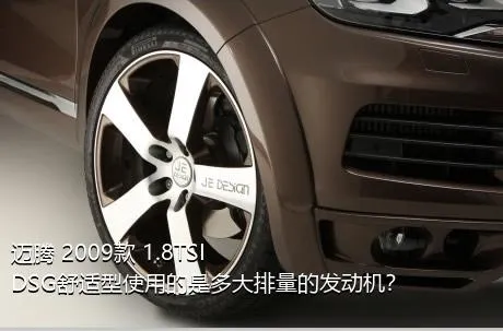 迈腾 2009款 1.8TSI DSG舒适型使用的是多大排量的发动机？