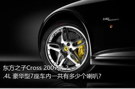 东方之子Cross 2007款 2.4L 豪华型7座车内一共有多少个喇叭？