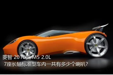 菱智 2016款 M5 2.0L 7座长轴标准型车内一共有多少个喇叭？