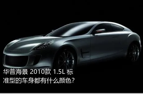 华普海景 2010款 1.5L 标准型的车身都有什么颜色？