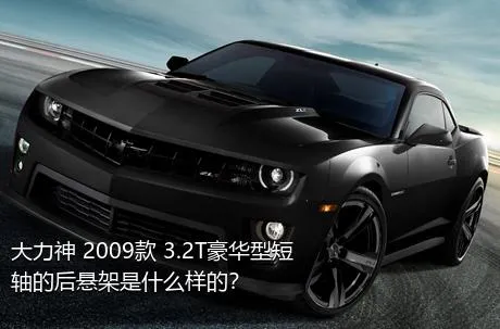 大力神 2009款 3.2T豪华型短轴的后悬架是什么样的？