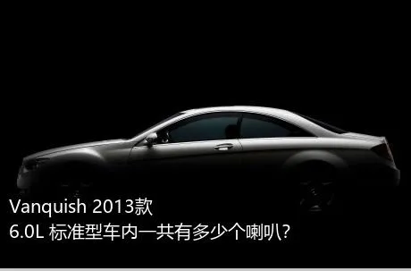 Vanquish 2013款 6.0L 标准型车内一共有多少个喇叭？