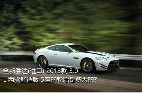 全新胜达(进口) 2013款 3.0L 两驱舒适版 5座的轮胎是多大的？