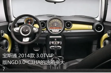 宝斯通 2014款 3.0TVIP版NGD3.0-C3HA的油箱多大？