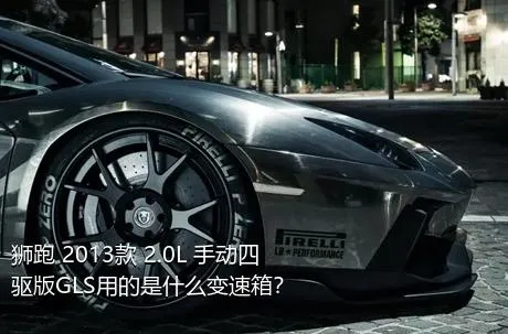 狮跑 2013款 2.0L 手动四驱版GLS用的是什么变速箱？