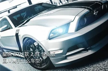 星锐 2011款 2.8T 快运版国IV属于什么车型？