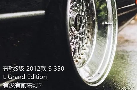 奔驰S级 2012款 S 350 L Grand Edition有没有前雾灯？