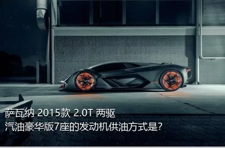 萨瓦纳 2015款 2.0T 两驱汽油豪华版7座的发动机供油方式是？