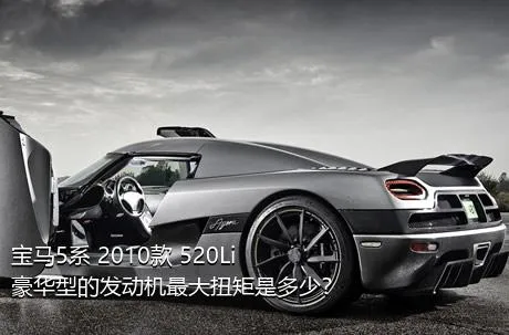 宝马5系 2010款 520Li 豪华型的发动机最大扭矩是多少？