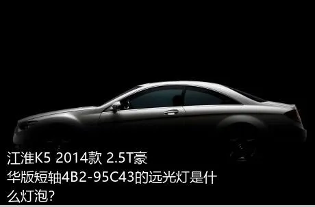 江淮K5 2014款 2.5T豪华版短轴4B2-95C43的远光灯是什么灯泡？