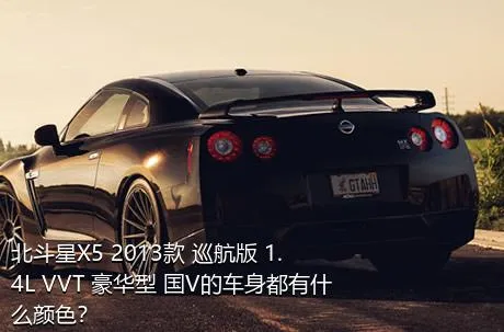 北斗星X5 2013款 巡航版 1.4L VVT 豪华型 国V的车身都有什么颜色？