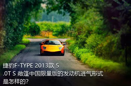 捷豹F-TYPE 2013款 5.0T S 敞篷中国限量版的发动机进气形式是怎样的？