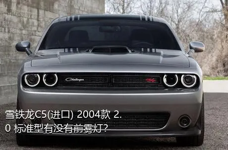 雪铁龙C5(进口) 2004款 2.0 标准型有没有前雾灯？