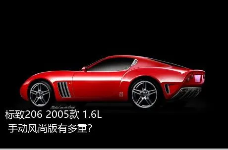 标致206 2005款 1.6L 手动风尚版有多重？