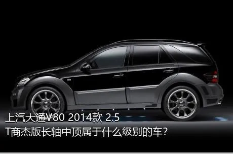 上汽大通V80 2014款 2.5T商杰版长轴中顶属于什么级别的车？