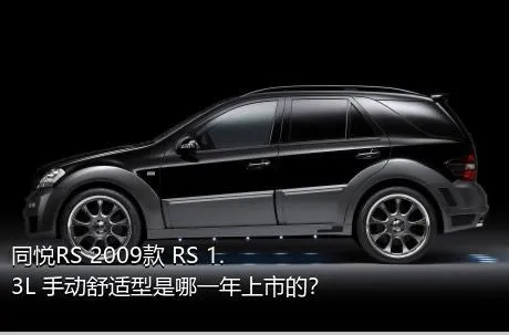 同悦RS 2009款 RS 1.3L 手动舒适型是哪一年上市的？