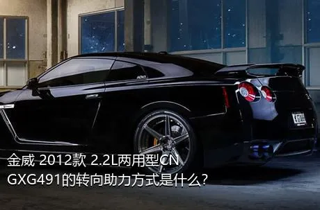 金威 2012款 2.2L两用型CNGXG491的转向助力方式是什么？